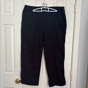 GAP Black Chinos Straight-Leg Pants